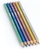 JOLLY Metallic Colouring Pencils   6 Metallic Pencils with Shatterproof Lead