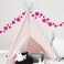 Create-A-Mural Polka Dot Wall Stickers (63) Girls Room Wall Stickers - Polka Dots - Vinyl - Peel &amp; Stick - Bedroom - Playroom - Children's Room - Nursery Toddlers To Teens - 16.5Cm (Dark Pink)