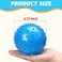 LoveInUSA Bounce Ball, 12 PCS Edushape Sensory Balls Knobby Party Balls Massage Balls with Air Pump Set 4.72