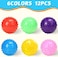 LoveInUSA Bounce Ball, 12 PCS Edushape Sensory Balls Knobby Party Balls Massage Balls with Air Pump Set 4.72