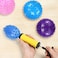 LoveInUSA Bounce Ball, 12 PCS Edushape Sensory Balls Knobby Party Balls Massage Balls with Air Pump Set 4.72