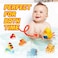 كانجرو تشكيلة العاب استحمام بطة مطاطية (عبوة من 50 قطعة)