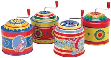 Tobar Tin Music Boxes Toy (each item sold separately)