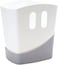 Ubbi Freestanding Bath Toy Organizer Bath Caddy with Removable Drying Rack Bin and Scoop for Toddlers and Baby, Gray