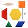edxeducation edx Education Plastic Pattern Blocks - 1/2 cm - Set of 250