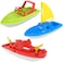 FUN LITTLE TOYS Bath Boat Toy, Pool Toy, 3 PCs Yacht, Speed Boat, Sailing Boat, Aircraft Carrier, Bath Toy Set for Baby Toddlers, Birthday Gift for Kids