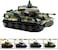 cheerwing 1:72 German Tiger I Panzer Tank Remote Control Mini RC tank with Sound, Rotating Turret and Recoil Action When Cannon Artillery Shoots (Vary Colors)