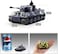 cheerwing 1:72 German Tiger I Panzer Tank Remote Control Mini RC tank with Sound, Rotating Turret and Recoil Action When Cannon Artillery Shoots (Vary Colors)