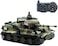 cheerwing 1:72 German Tiger I Panzer Tank Remote Control Mini RC tank with Sound, Rotating Turret and Recoil Action When Cannon Artillery Shoots (Vary Colors)