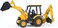 Bruder JCB Midi Cx Backhoe Loader, Yellow/Black, 168 x 411 x 122 mm