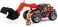 Bruder 02125 MLT 633 Manitou Telescopic Loader Vehicle Toy, Red