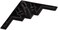 Kinsmart Black X-Planes Air Force B-2 Stealth Bomber Die Cast Jet Plane Toy with Pull Back Action
