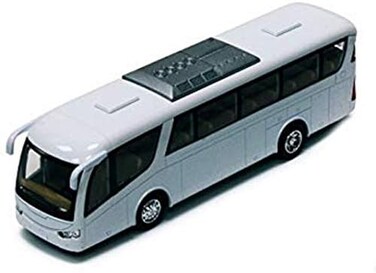 Kinsmart Coach Bus Diecast Model Toy (White,7101DW)