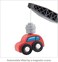 ORBRIUM Toys 5 Cargo Train Car Set for Wooden Railway Fits Thomas The Tank Engine Chuggington Brio