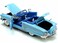 Motor Max 1958 Chevrolet Impala Convertible, Blue - Motormax Premium American 73267-1/24 Scale Diecast Model Car