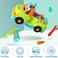 Liberty Imports Multifunctional Take Apart Toy Tool Truck With Electric Drill and Power Tools, Lights and Music, Bump and Go Action