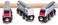 Maxim Enterprise Double Decker Wooden Train with 2 Engines &amp; 1 Car. Multi-Level Commuter Passenger Transit Toy. Detailed, Bright Vivid Colours, Fun for Kids 3 and Up. Universally Compatible