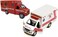 كين سمارت مجموعة شاحنة سيارة اسعاف واطفاء 5 انش من كينسفن ديسبلاي ديسبلاي تيم مكونة من قطعتين، متعددة الالوان