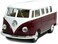 Kinsmart 5" Die-cast 1962 VW Classic Bus 1/32 Scale (Maroon), Pull Ba