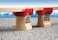 Brio World Super Supports 2-Pieces Wooden Railway Set