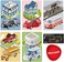 KIDAMI Die-cast Metal Toy Cars Set of 5, Openable Doors, Pull Back Car, Gift Pack for Kids (Official Car)
