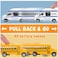 KIDAMI Die-cast Metal Toy Cars Set of 5, Openable Doors, Pull Back Car, Gift Pack for Kids (Official Car)