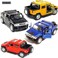 Kinsmart Set of 4: 5 2005 Hummer H2 SUT 1:40 Scale (Black/Blue/Red/Yellow)