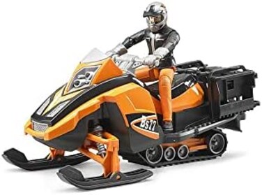 Bruder Snowmobile with Driver &amp; Accessories