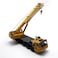 EMART Kids Alloy Die-cast Model Toy Engineering Heavy Crane Truck Vehicle Car Simulation Miniature 1:55, Yellow