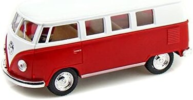 Kinsmart 1962 VolksWagen Classical Bus 1/32 Red