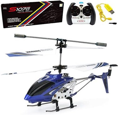 cheerwing S107/S107G Phantom 3CH 3.5 Channel Mini RC Helicopter with Gyro Blue