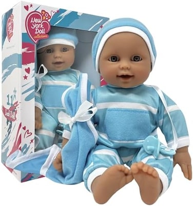 
		 THE NEW YORK DOLL COLLECTION Format: Toy The New York Doll Collection 11 Inch Soft Body Doll In Gift Box - Award Winner &amp; Toy 11" Baby Doll (Hispanic)