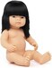 Miniland Miniland31056 Baby Doll Asian Girl W/O Underwear, Multi-Color