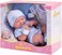 JC Toys 8 piece Layette Baby Doll Gift Set   - La Newborn Nursery   14" Life-Like Smiling Doll w/Accessories   Blue   Ages 2+