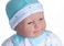 JC Toys Caucasian 20-inch Large Soft Body Baby Doll   - La Baby   Washable  Removable Blue Outfit w/Hat and Pacifier  For Children 2 Years +