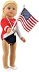 American Fashion World Super Fun Gymnastic Set   Fits 18 Girl Dolls Made such as Girl, Madame Alexander, Our Generation, etc   18 Inch Doll Clothes