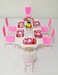 YMCtoys Ivory Barbie Size Dollhouse Grand Dining Room Play Set