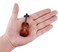 Seawoo Wooden Miniature Violin with Stand,Bow and Case Mini Musical Instrument Miniature Dollhouse Model Home Decoration (3.15"x1.18"x0.59")