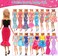 BARWA Lot 15 Items 5 Sets Fashion Dresses Casual Wear Clothes with 10 Pair Shoes, 13 Accessories for 11.5 Inch Girl Doll Birthday Xmas Gift