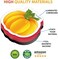 Little World Refrigerator Magnets for Kids - Fruits &amp; Veggies (31 Pcs) - Fridge Activity for Toddlers - Food Shapes - Foam Magnetic Set for Baby