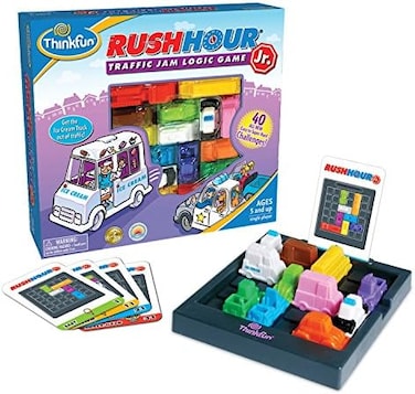 Think Fun ThinkFun Rush Hour Junior Traffic Jam Logic Game and STEM Toy for Boys and Girls Age 5 and Up - Junior Version of the International seller Rush Hour