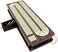 House of Cribbage Continuous Cribbage Board Inlaid 4 Tracks Rosewood/Maple with Sliding Lids and Drawer