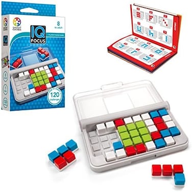 SmartGames Smart Games - IQ Focus, Puzzle Game with 120 Challenges, 8+ Years