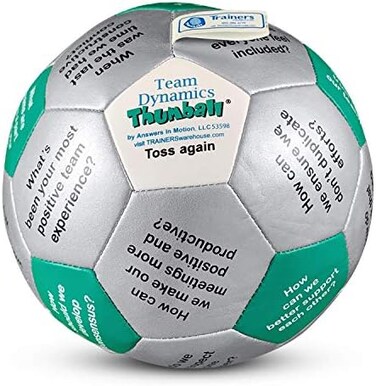 Trainers Warehouse 6' Thumball Collection, 32 Prompts for Conversation, Team Building, Relationship and Training