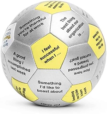 Trainers Warehouse 6' Thumball Collection, 32 Prompts for Conversation, Team Building, Relationship and Training