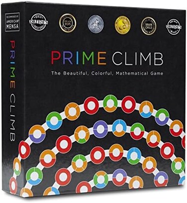 Math for Love Prime Climb: Educational Board Game for 2-4 Players, Ages 8+
