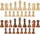 Best Chess Set Nero High Polymer Extra Heavy Weighted Pieces with Extra Queens - Pieces Only - No Board - 4.25 Inch King