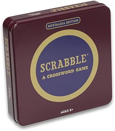 WS Game Company Scrabble Nostalgia Tin Board