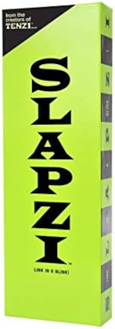 TENZI SLAPZI Full-Sized Edition - Includes 120 Picture Cards, 65 Clue Cards - The Quick Thinking and Fast Matching Card Game for All Ages - 2-8 Players