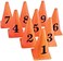 U.S. Games Systems, Inc. US Games 9" Lightweight Orange Cones W/Numbers